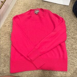 J. Crew women’s  hot Pink cashmere!